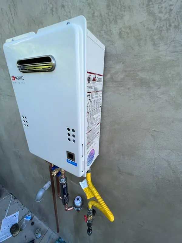 Tankless water heater installation for White Rock Acres homes
